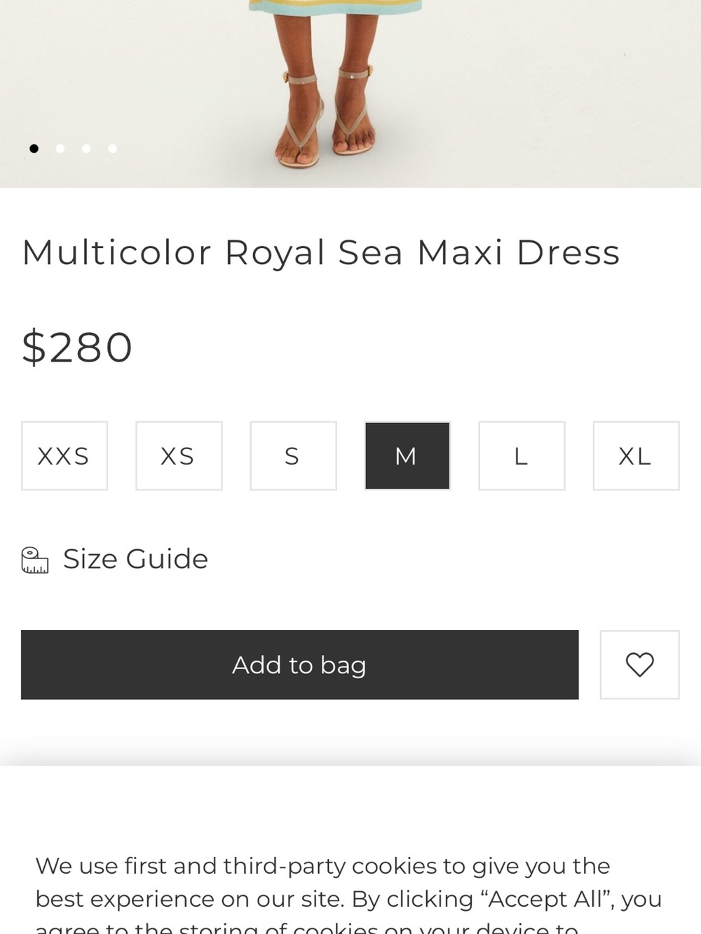 FARM Rio Mulicolor Royal Sea Linen Dress NWT - Picture 5 of 7